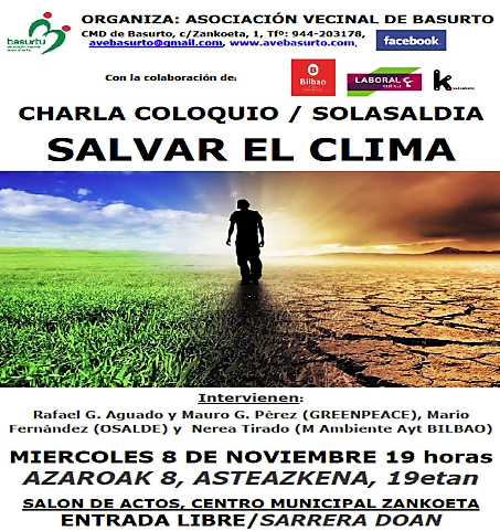 cartel cambio climático